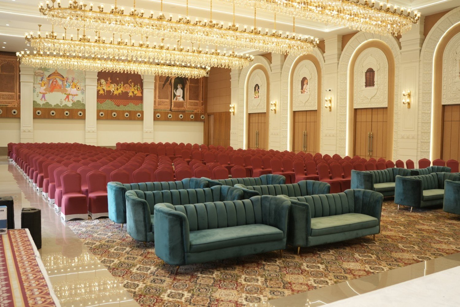interconnected Banquet hall and Garden